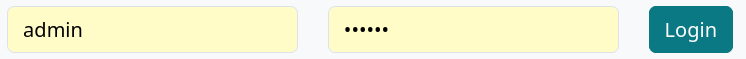 The LinkAhead navigation bar with the credentials having been inserted.